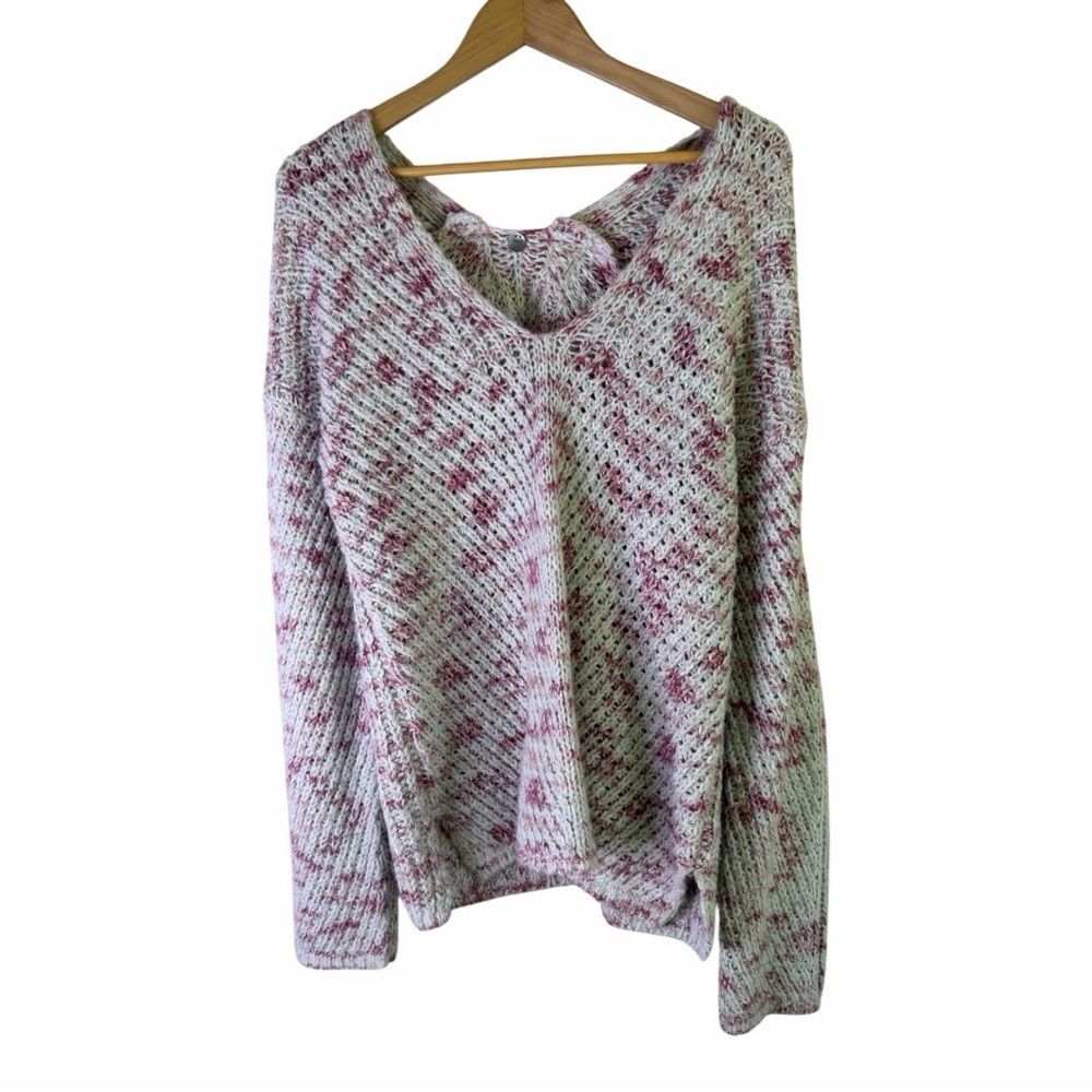 Margaret O’Leary Pink and White Sweater S - Picture 1 of 4